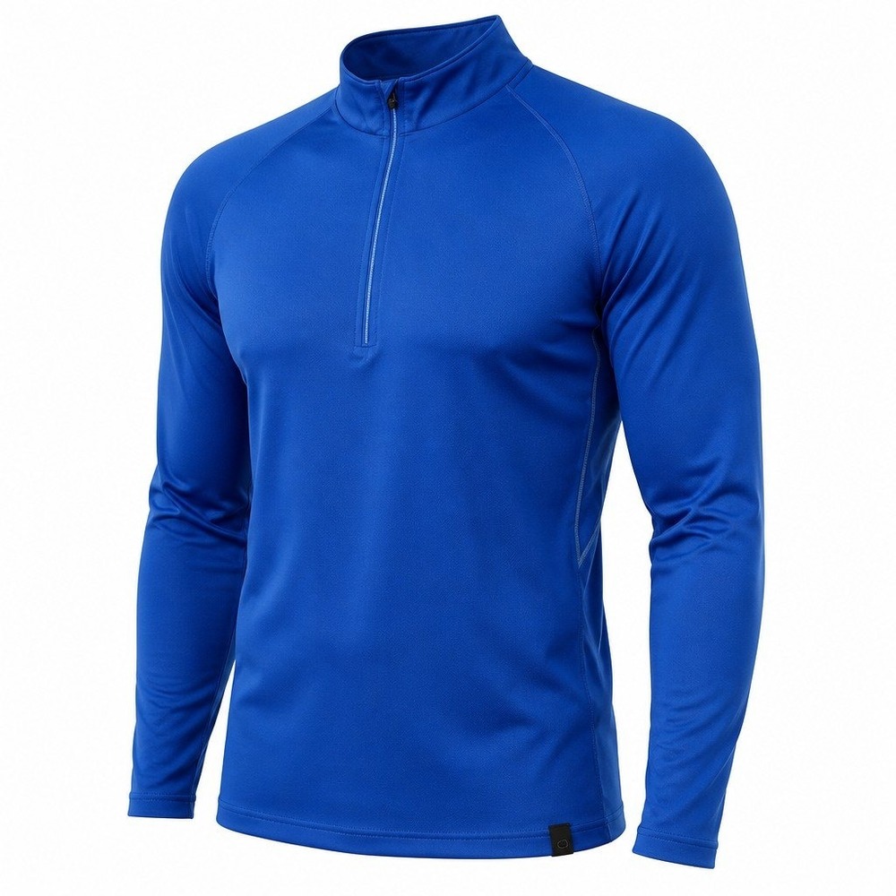 OGIO 1/4 Zip Pullover Mens XL Blue Performance Long Sleeve Athletic Shirt